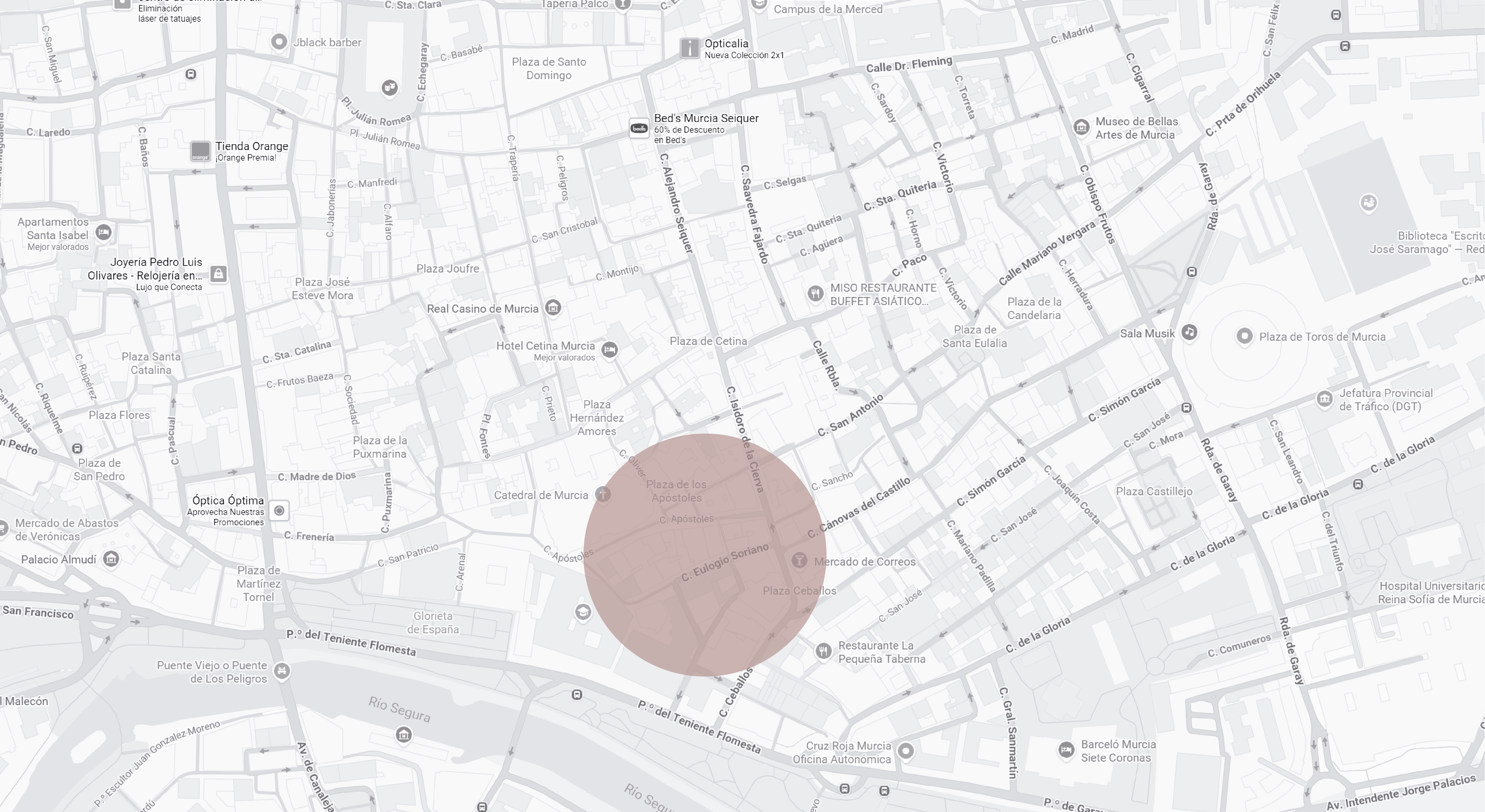 localizacion OFICINA EXCLUSIVA EN EL CORAZÓN DE MURCIA