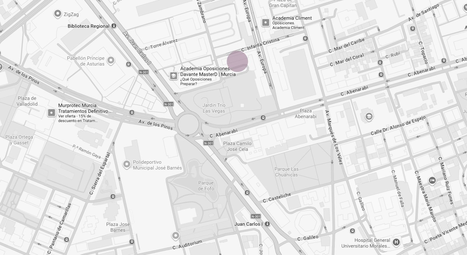 localizacion OFICINA EN C/CONDES DE BARCELONA