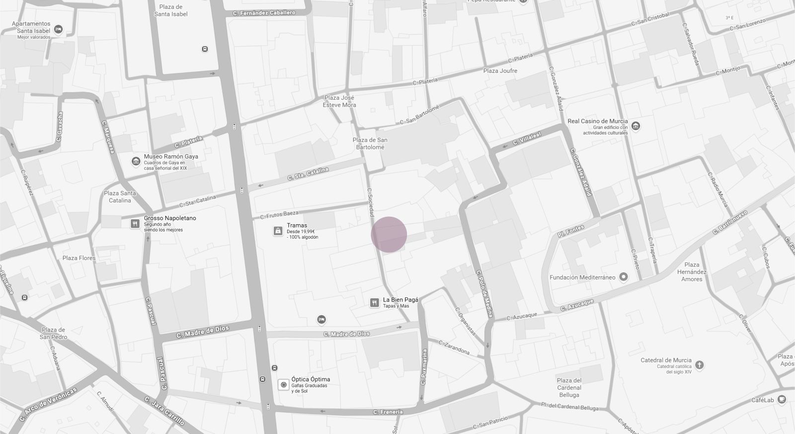 localizacion LOCAL COMERCIAL EN CALLE SOCIEDAD