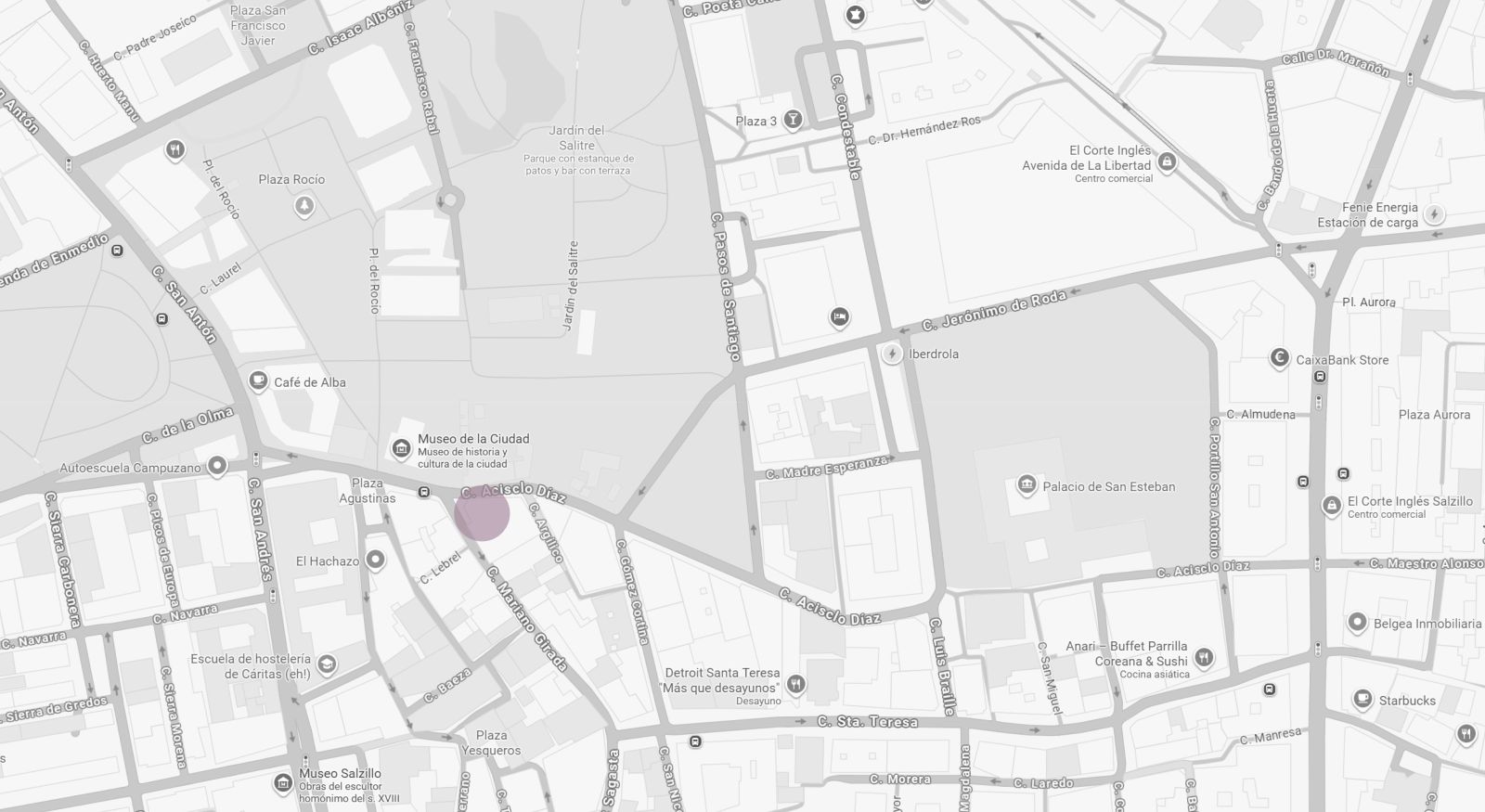 localizacion VIVIENDA EN ACISCLO DIAZ