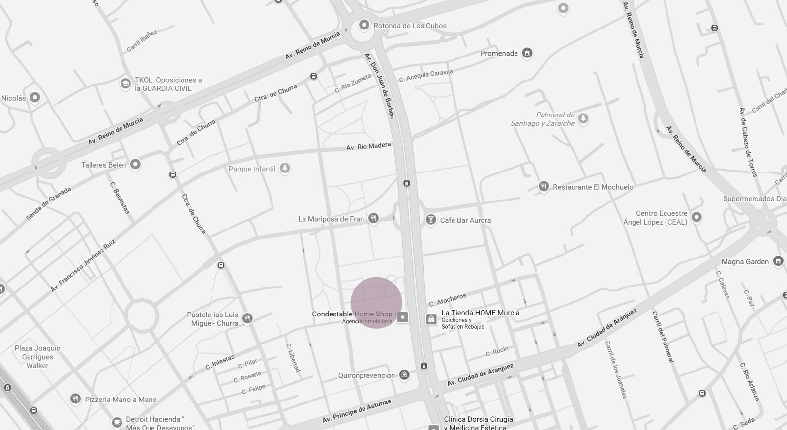 localizacion VIVIENDA EN JUAN DE BORBÓN