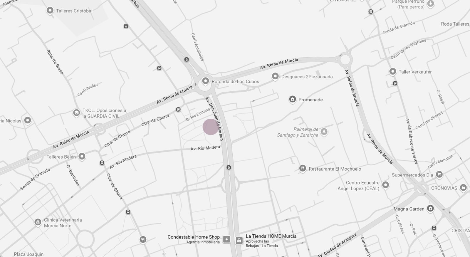 localizacion Amplia vivienda en Avenida Juan de Borbón